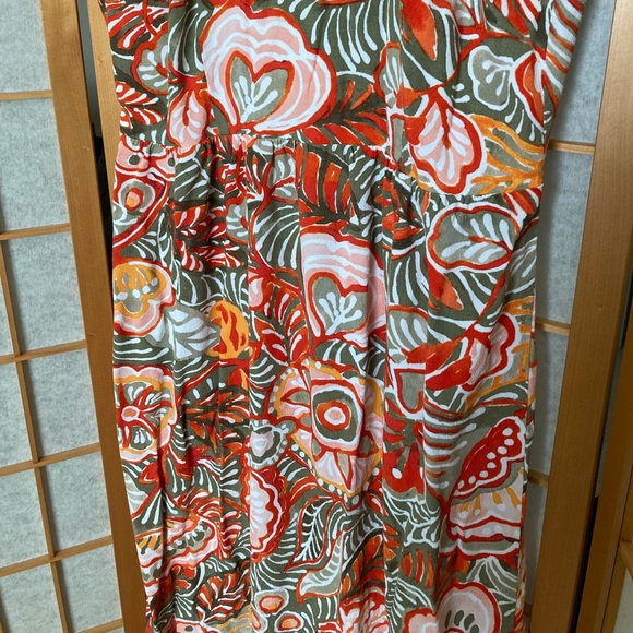 Women’s LOFT Geometric Print Maxi Dress (S) - Picture 2 of 4